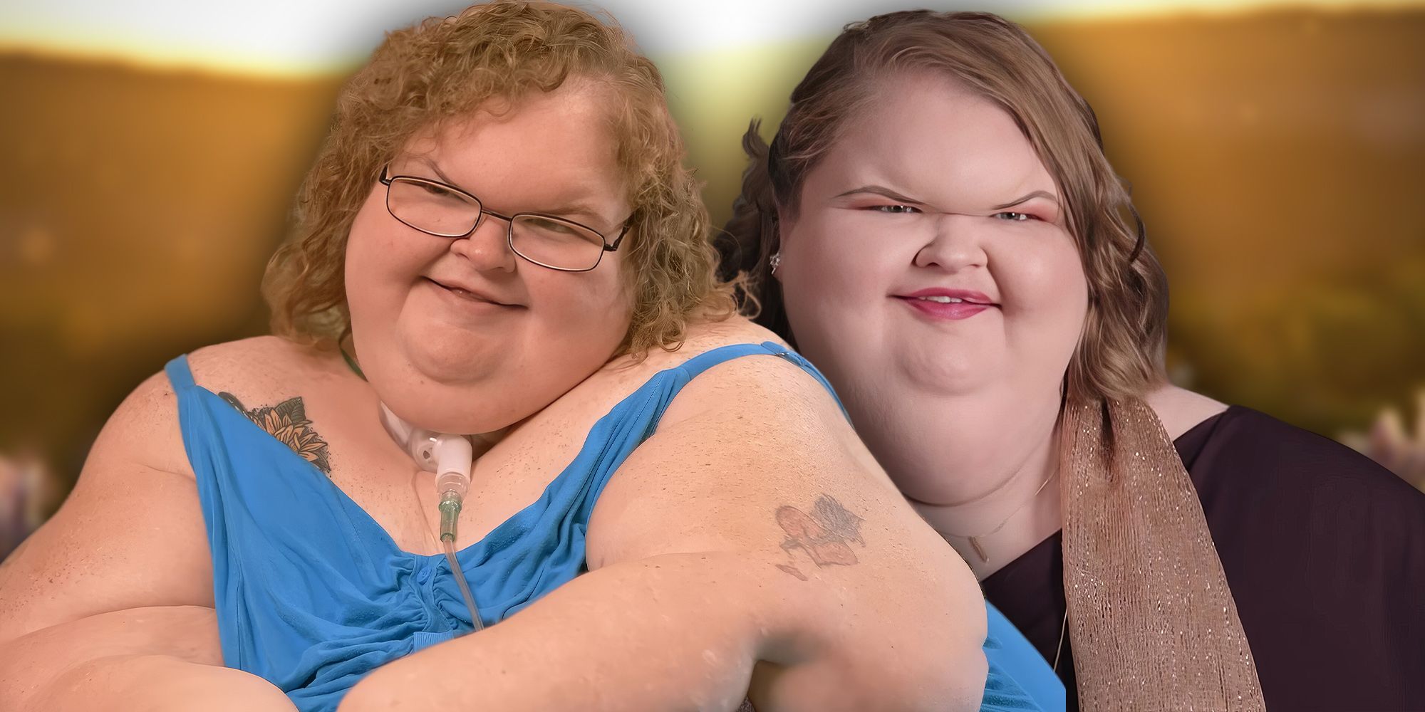 tammy slaton 1000 lb sisters fun montage two images of tammy smiling