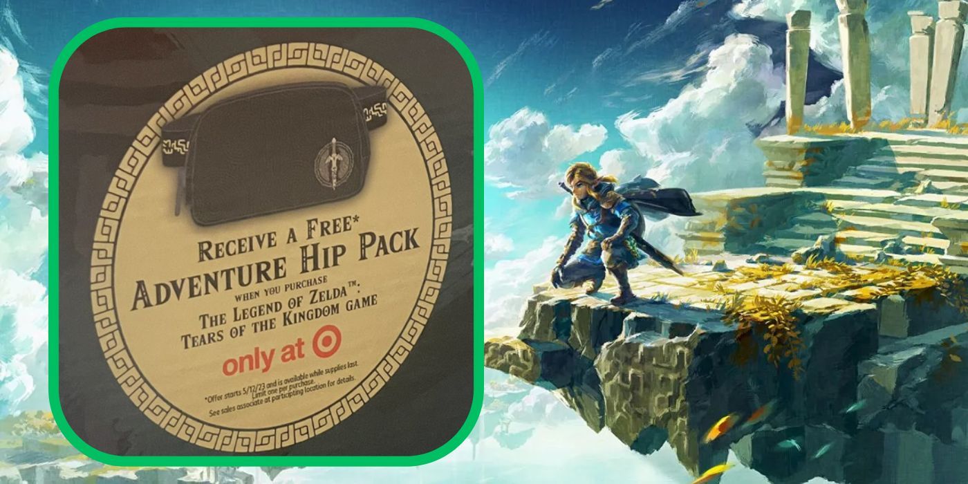 Target's Free Hip Pack With purchase of Zelda: TOTK