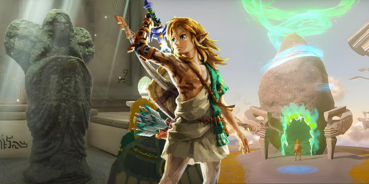 Zelda: Tears of the_Kingdom Link and Shrines