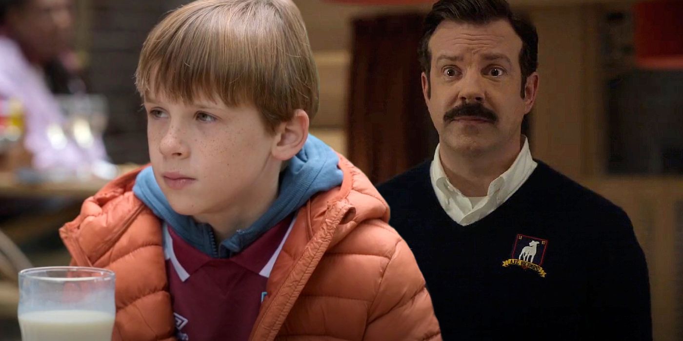 Ted Lasso and his son Henry from season 3