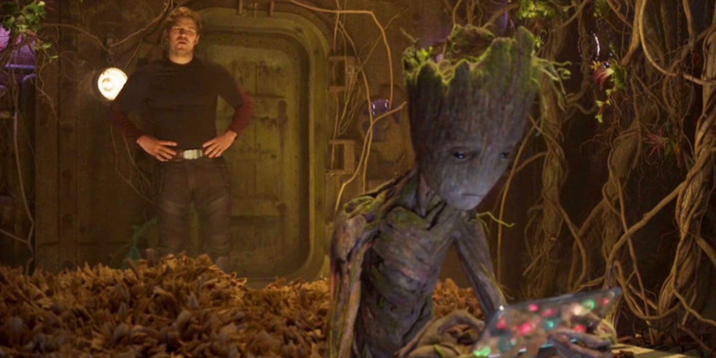 teen groot in guardians of the galaxy 2 post-credits scene