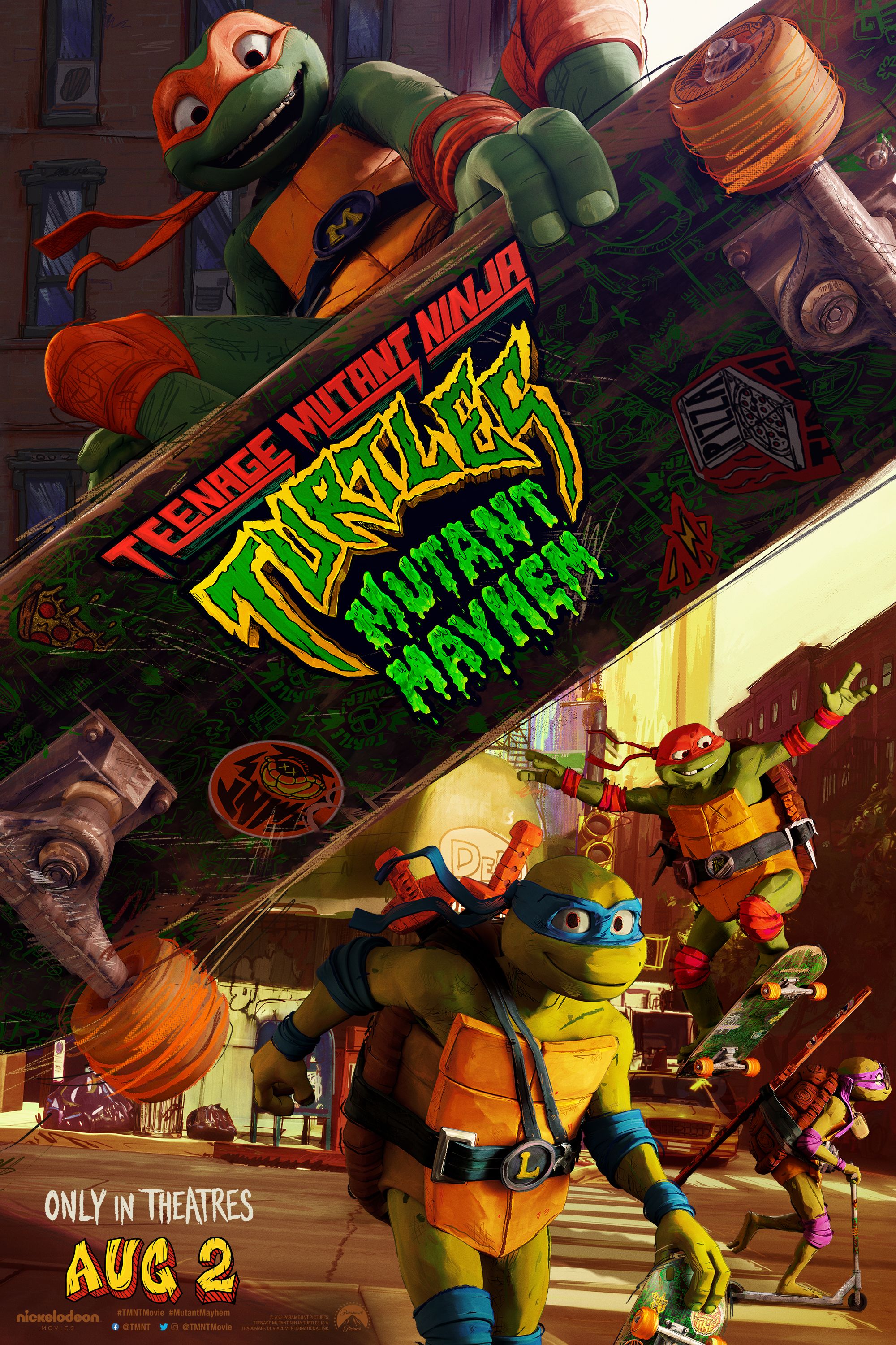 Teenage Mutant Ninja Turtles Mutant Mayhem Poster