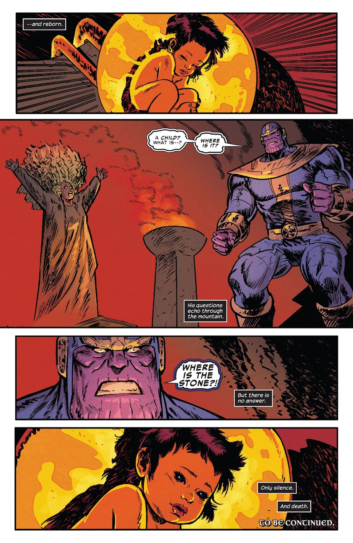 Thanos finds baby Hela instead of the Black Stone