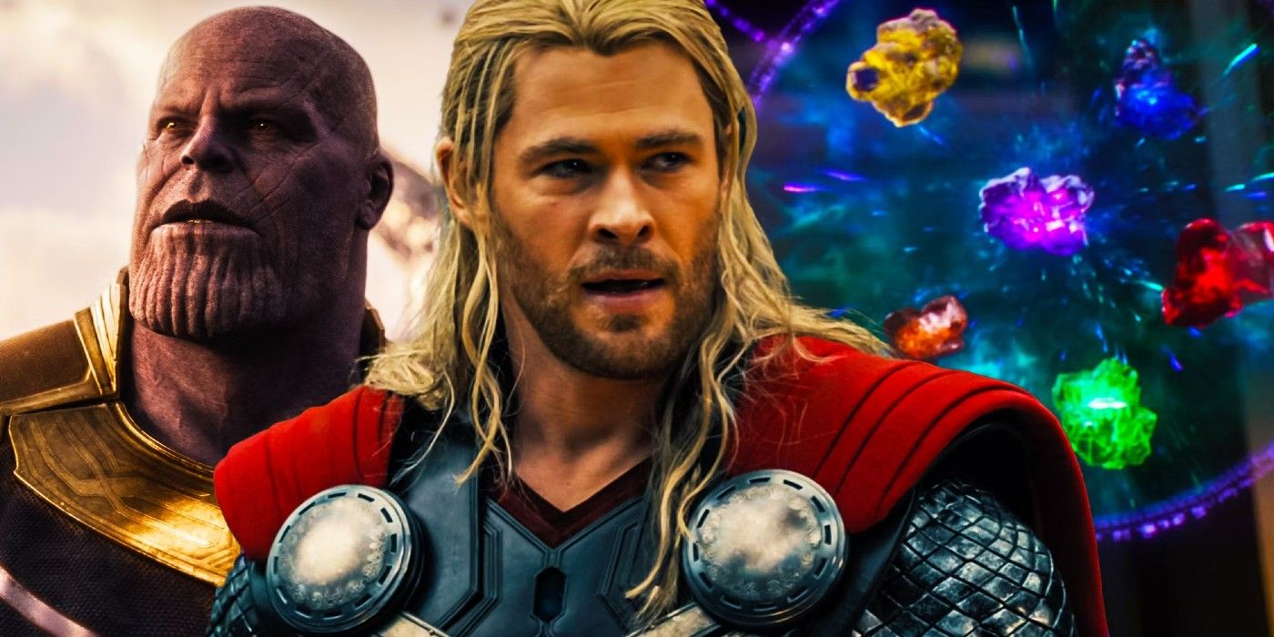 Thanos Thor and the Infinity Stones in the MCU