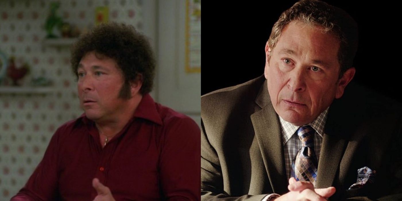 A split image of Don Stark in That '70s Show and Green Book