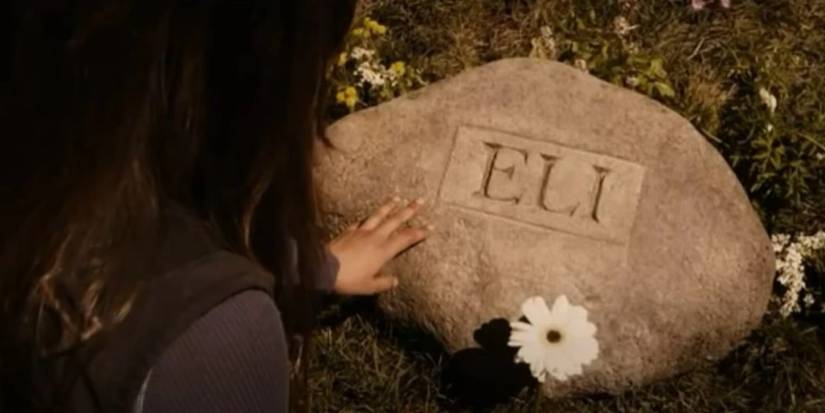 Solara visits Eli's grave in The Book of Eli