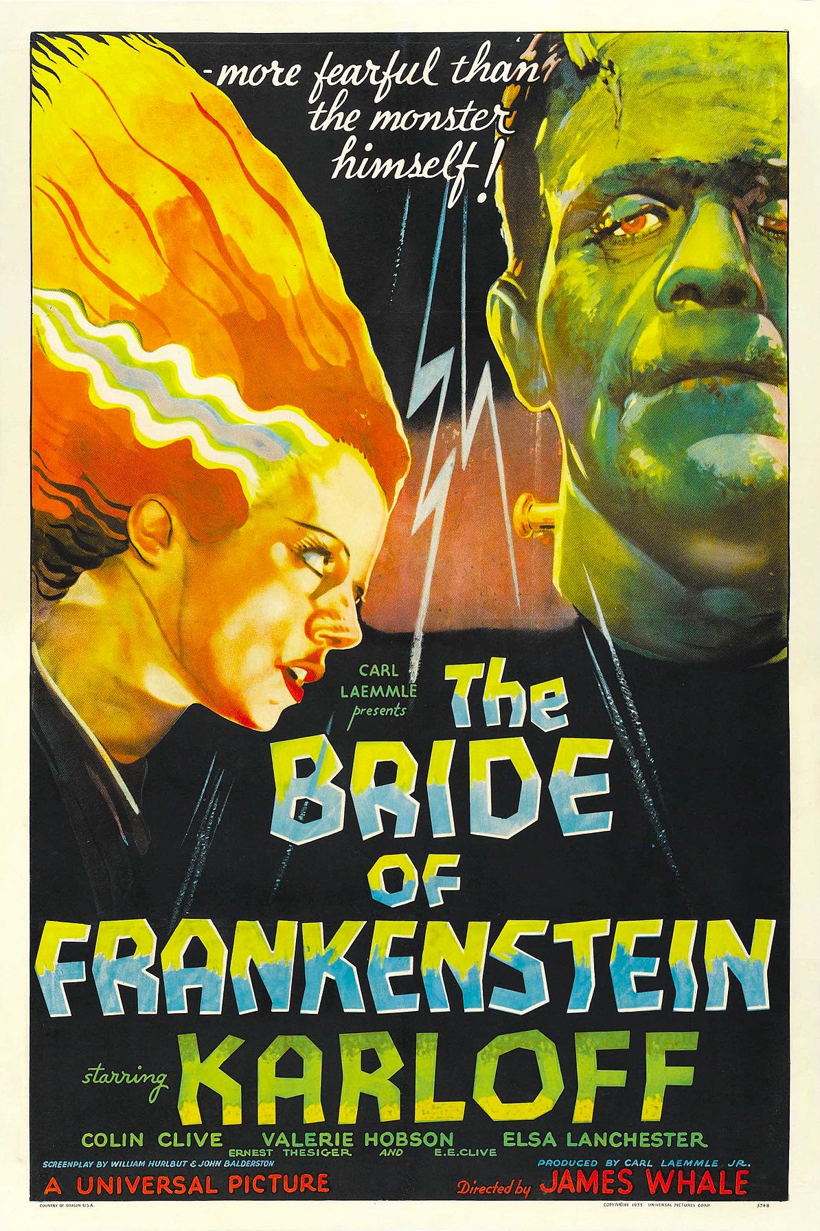 The Bride of Frankestein Movie Poster