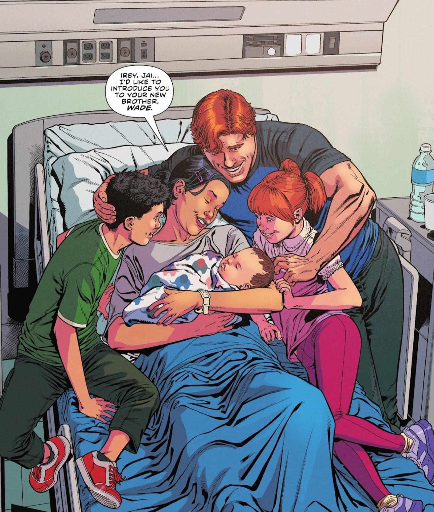 The Flash Linda Park e seus filhos