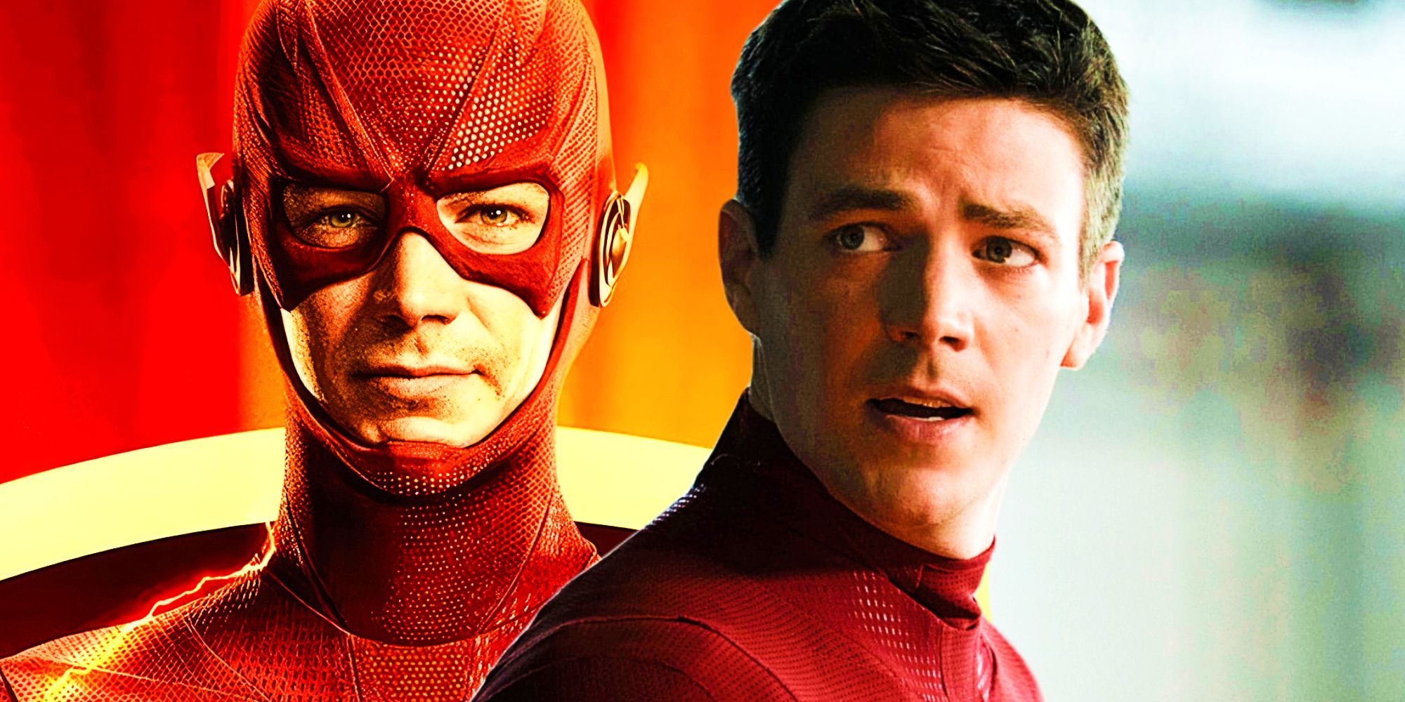 The Flash season 9 poster and Grant Gustin as Barry Allen