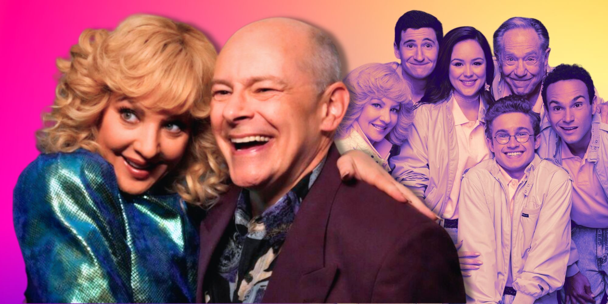 Composite image of The Goldberg family