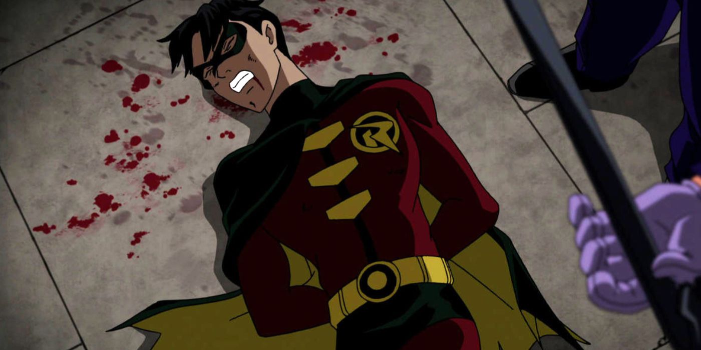The Joker kills Robin Jason Todd