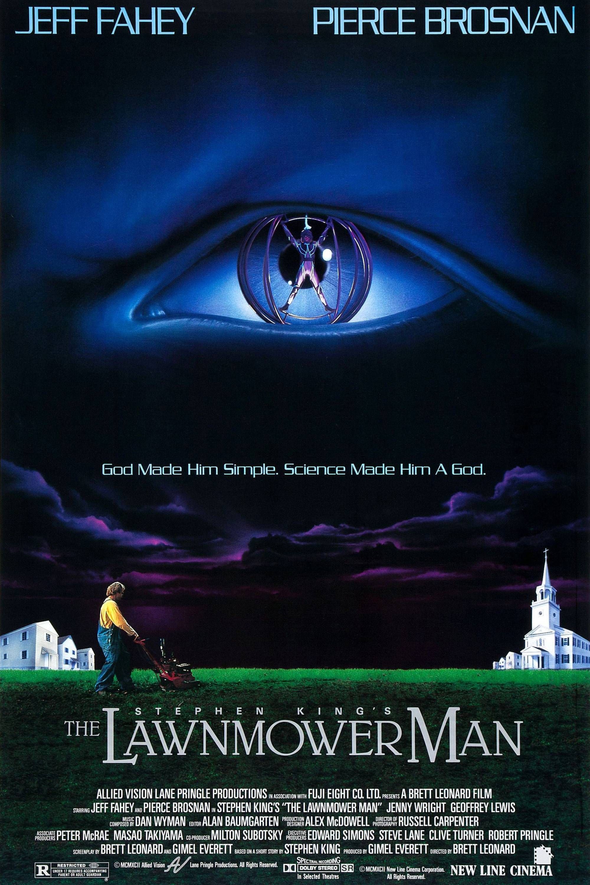 the lawnmower man poster