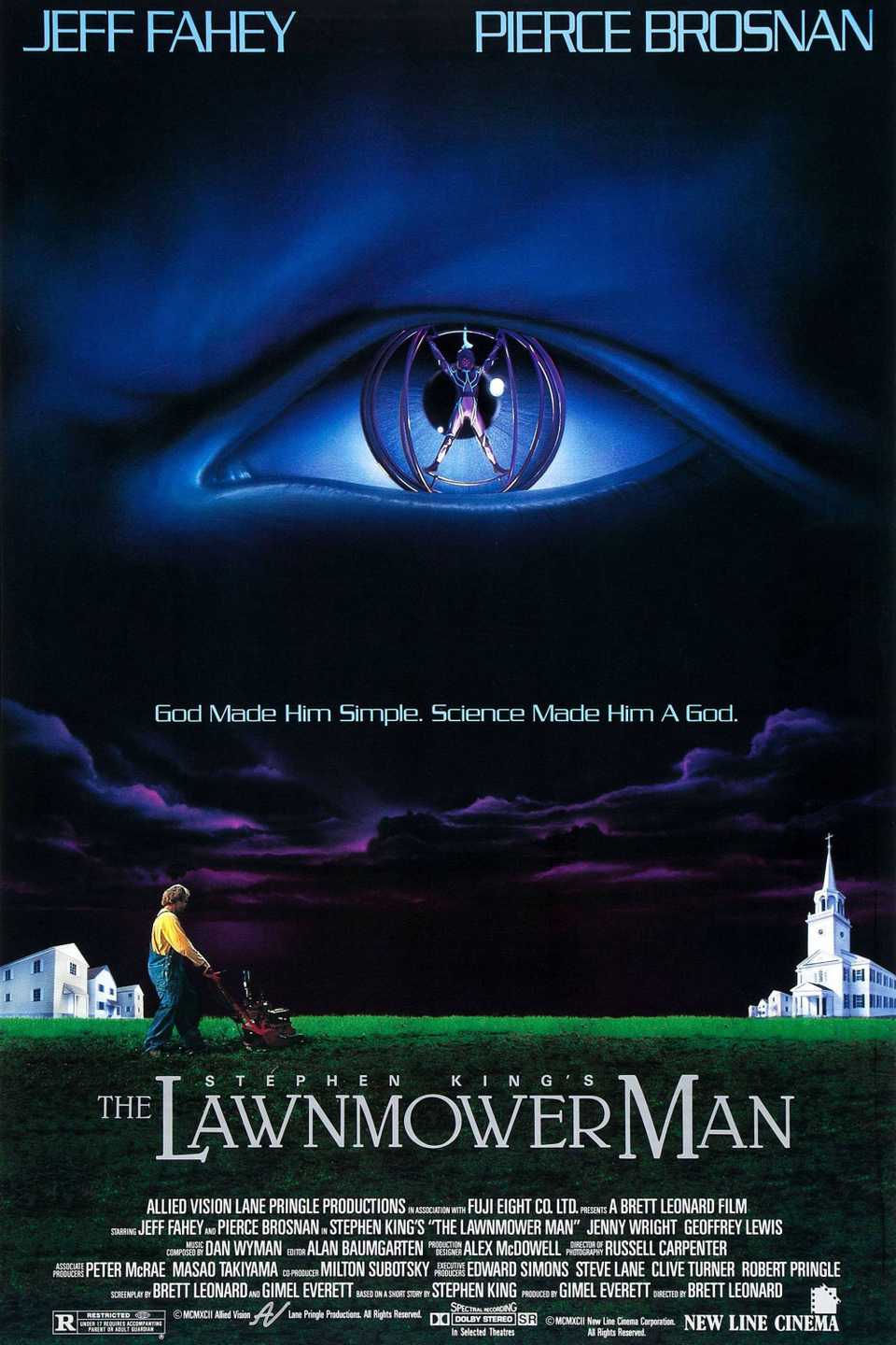 the lawnmower man poster