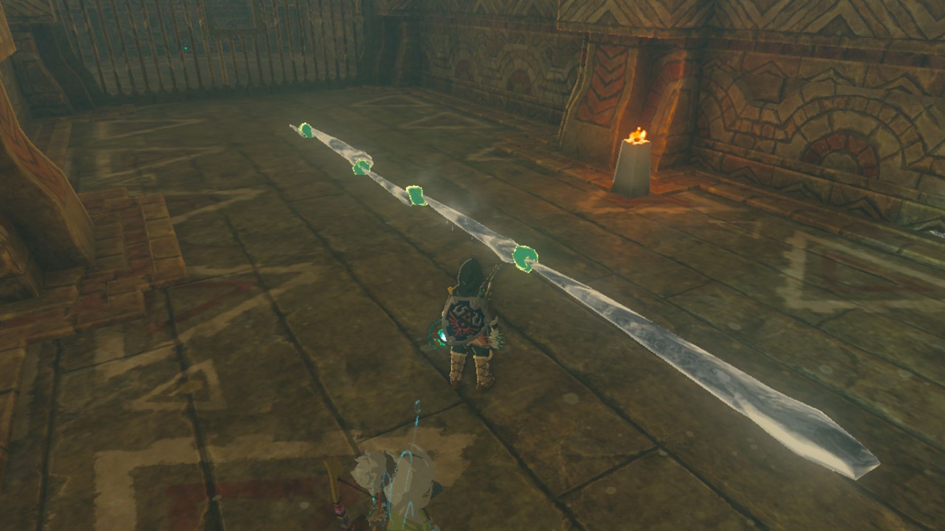 The Legend Of Zelda Tears Of The Kingdom Link Membuat Barisan Es Menggunakan Ultrahand