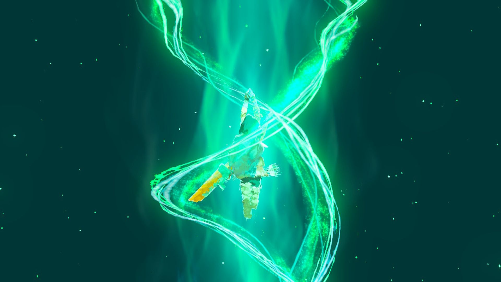 The Legend Of Zelda Tears Of The Kingdom Link Using Ascend Ability