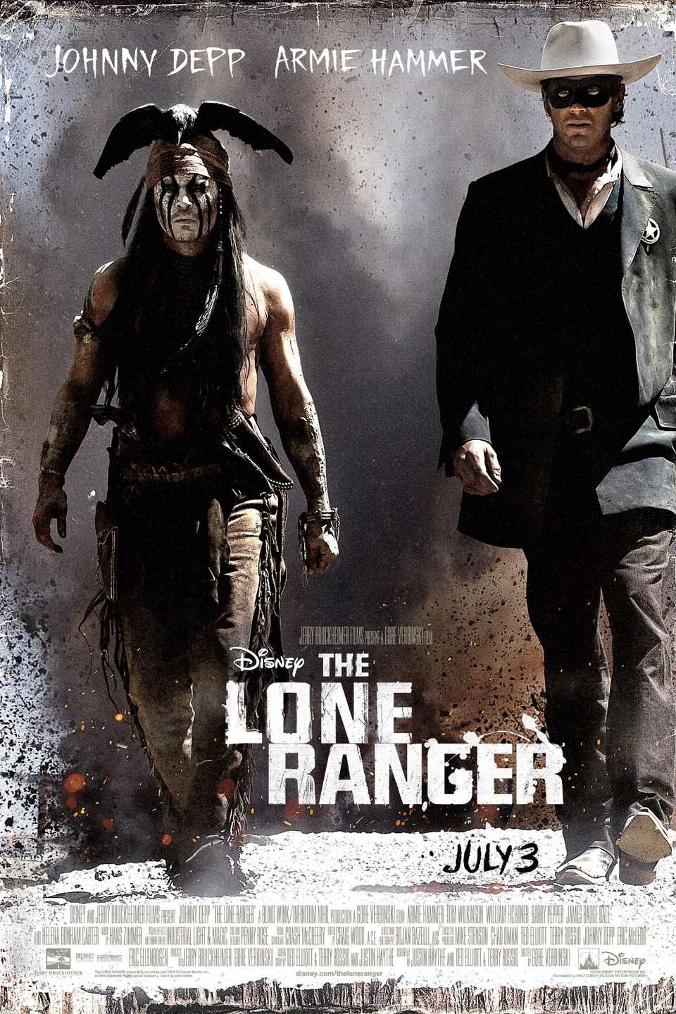 The Lone Ranger Disney Movie Poster