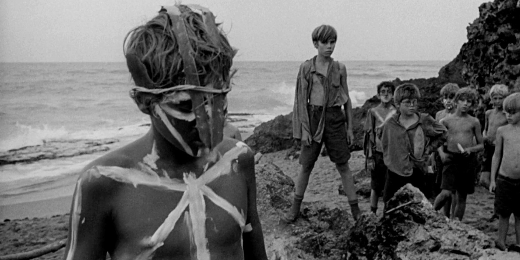 The kids on the beach in Lord of the Flies