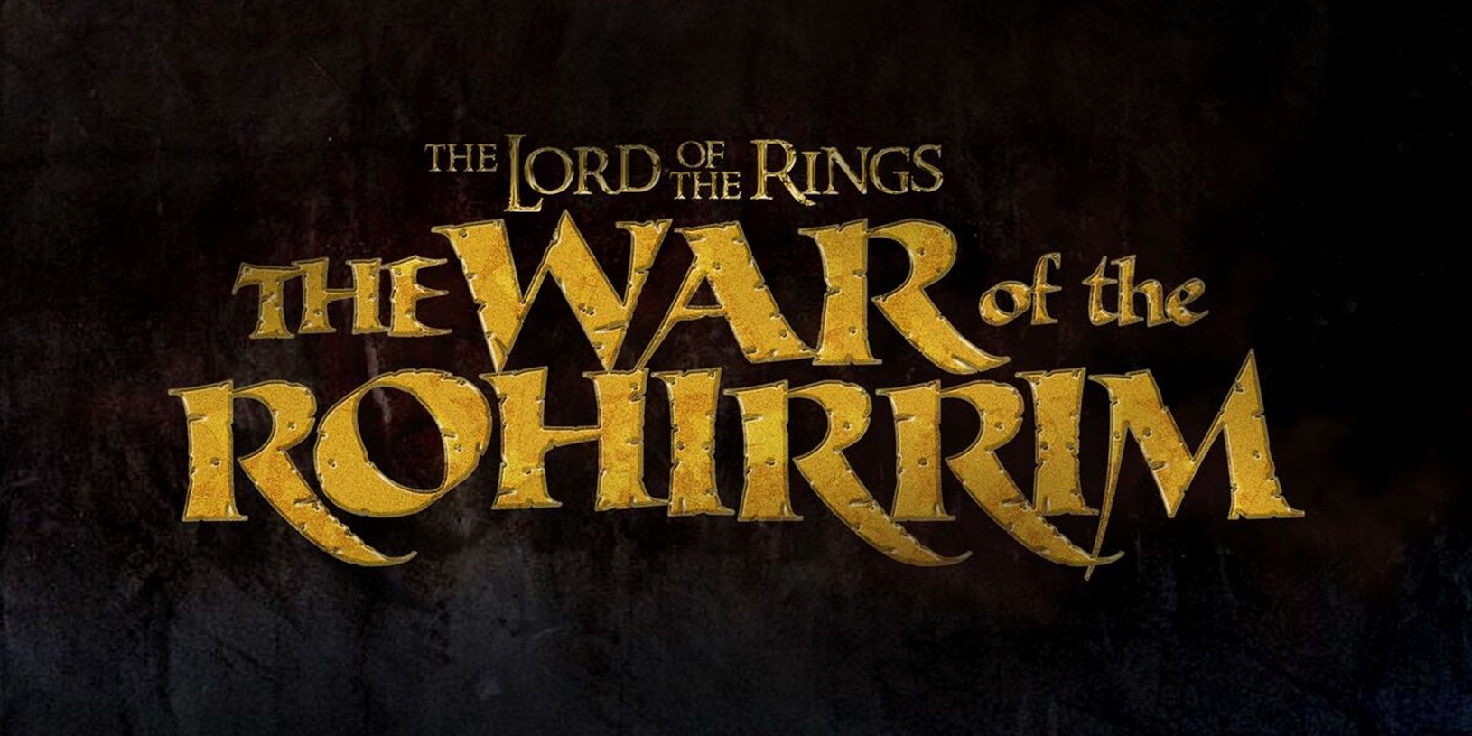 The logo for The Lord of the Rings The War of the Rohirrim