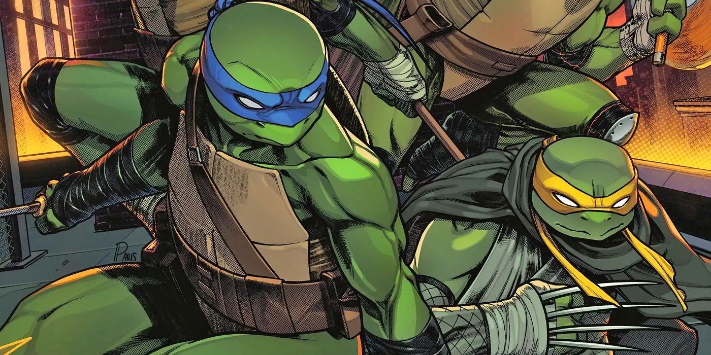 TMNT&rsquo;s Leonardo and Jennika.