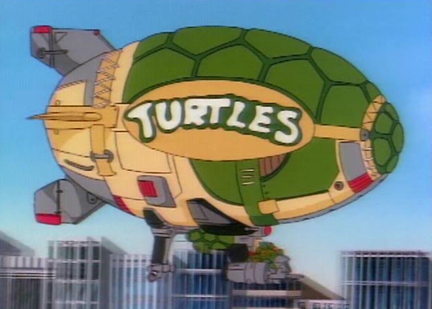 TMNT&rsquo;s Turtle Blimp.