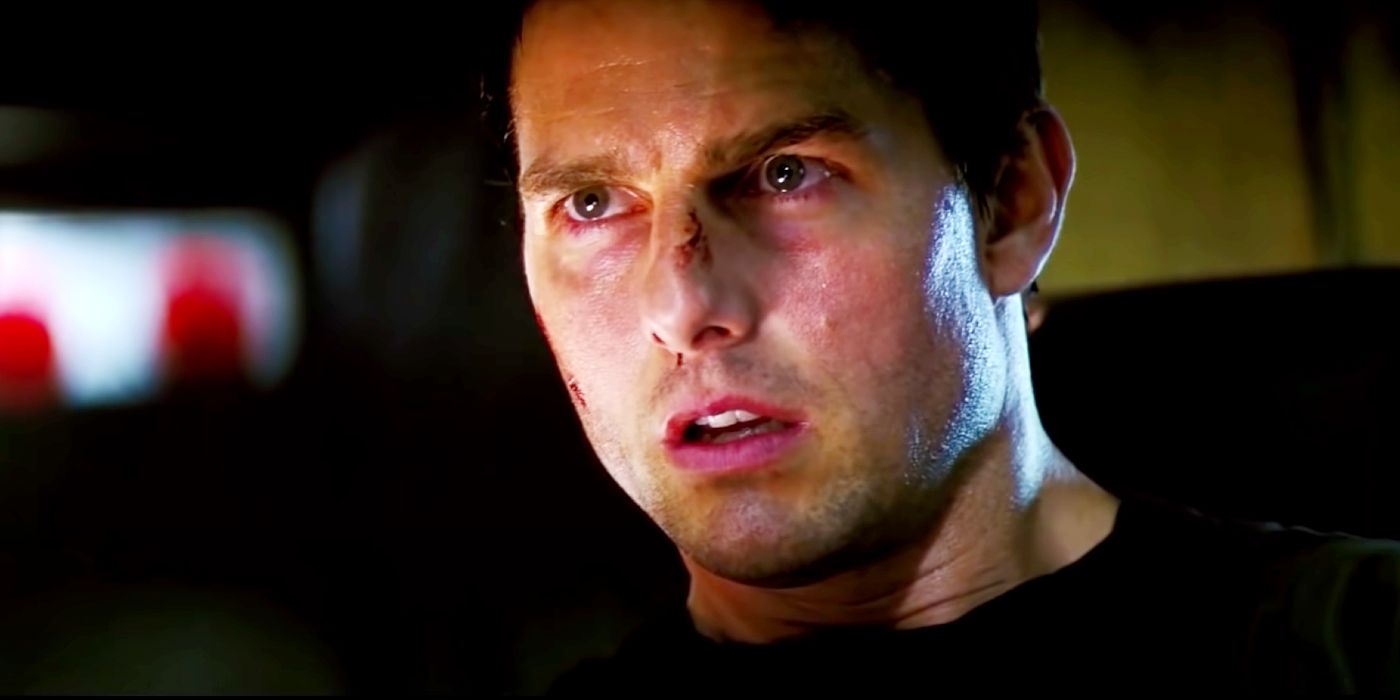 Tom Cruise as Ethan Hunt in Mission Impossible 3.