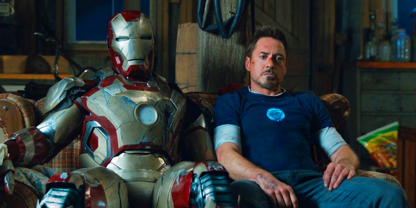 tony stark and armor in iron man 3