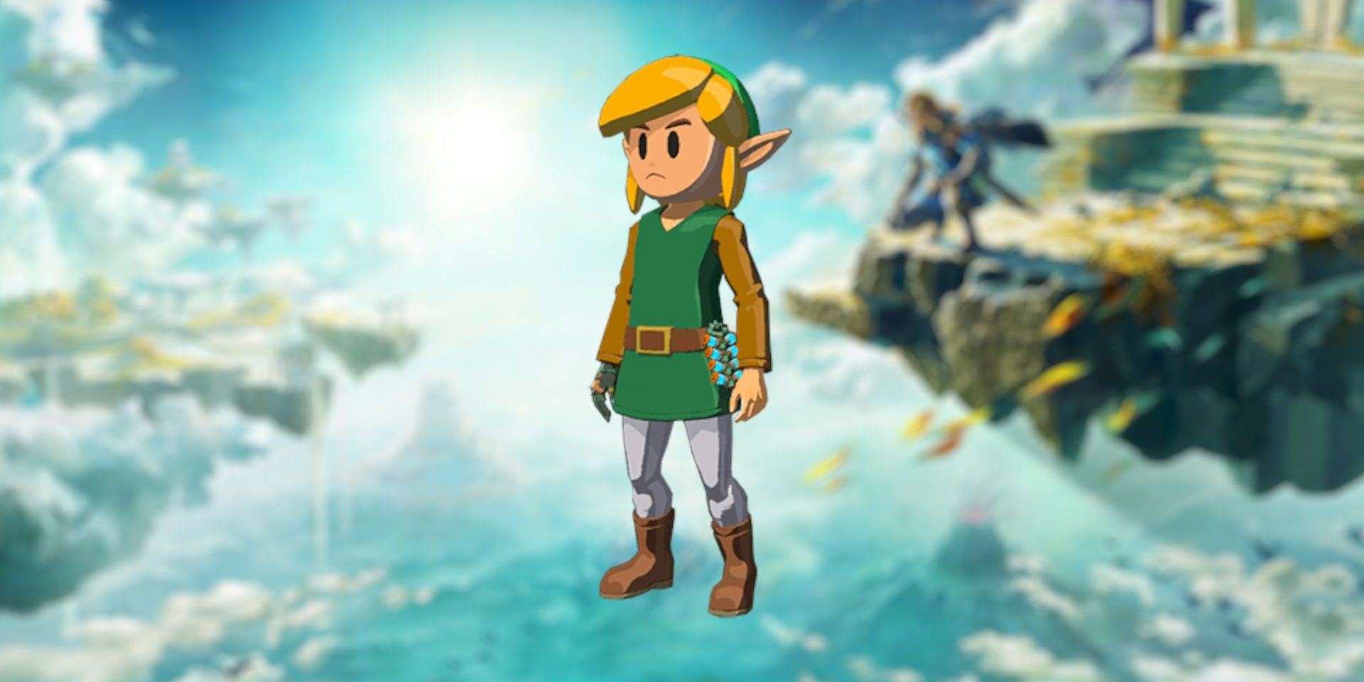 Tears of the Kingdom Link wearing the Awakening Set