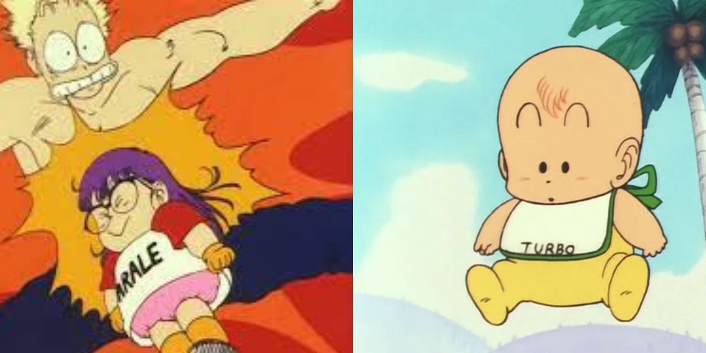 Turbo and Arale attacking General Blue in Dragon Ball