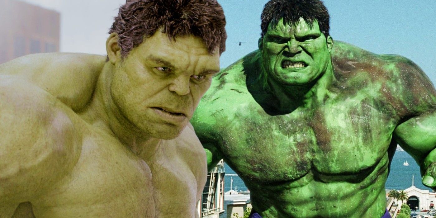 Two versions of live action hulk