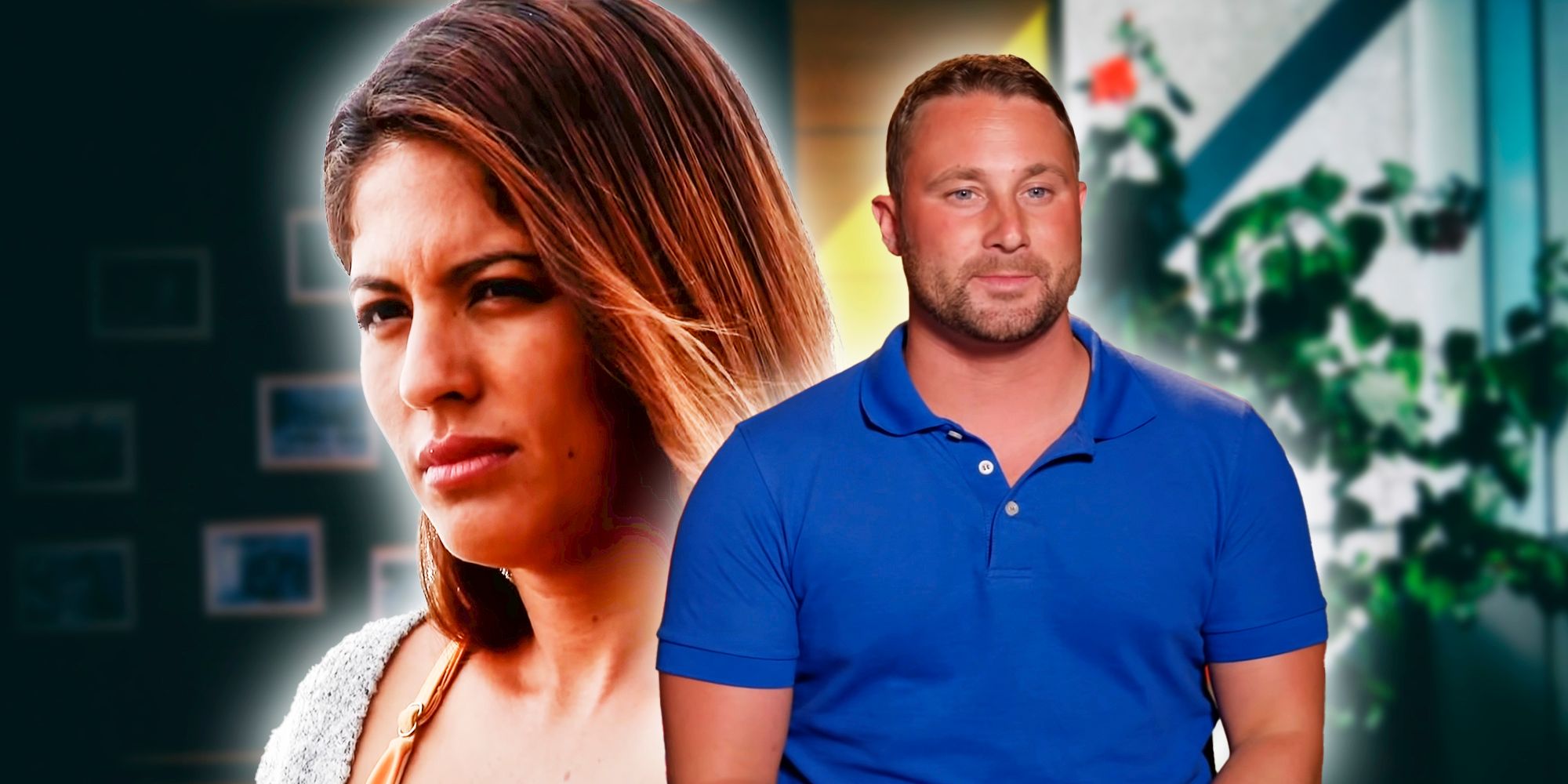 90 Day Fiance's Evelin Villegas & Corey Rathgeber looking serious