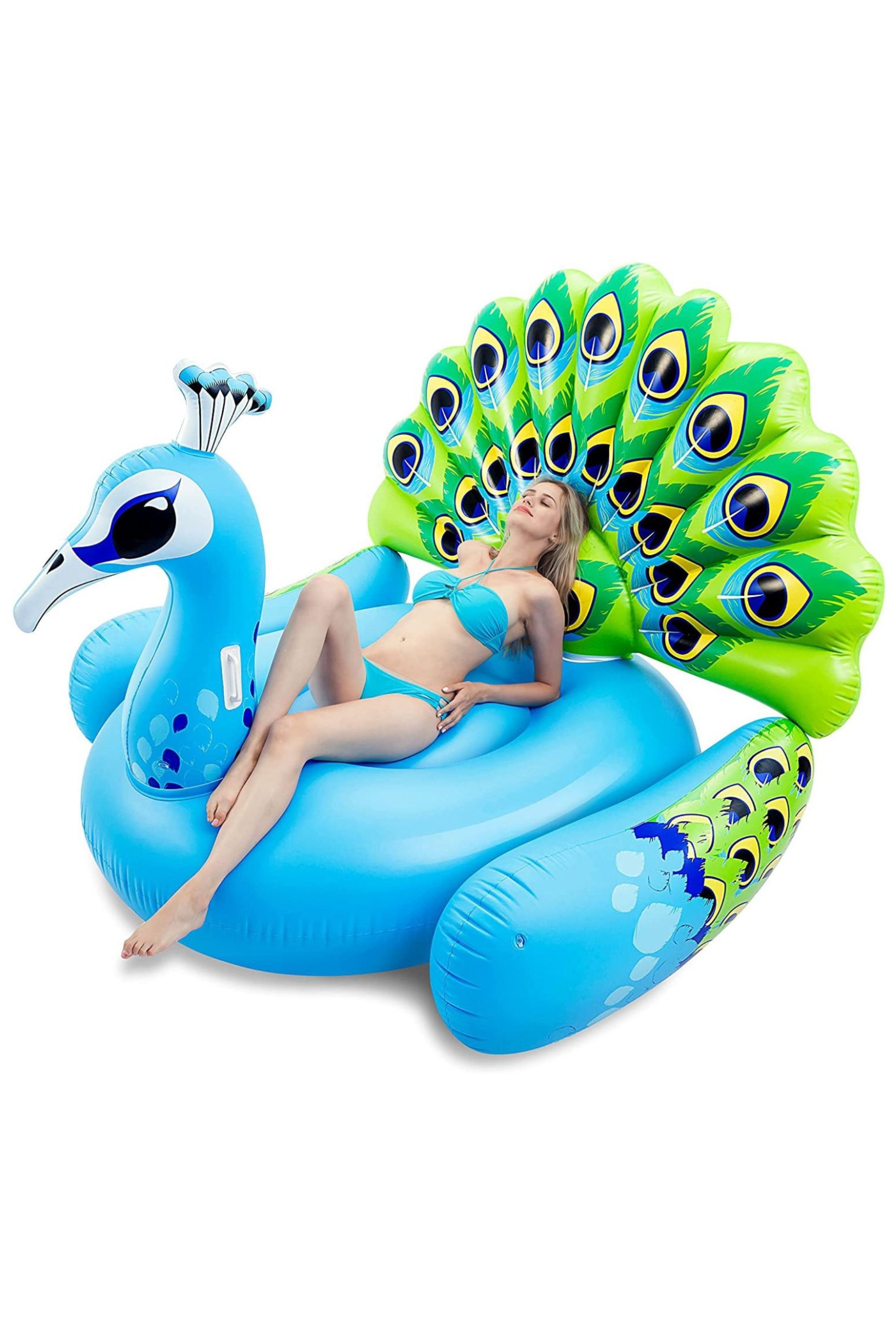 best toys for adults Joyin Inflatable Peacock Pool Float