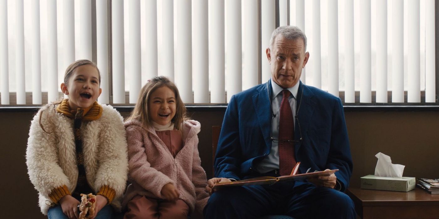 Tom Hanks dans Un homme appelé Otto avec les enfants de Marisol