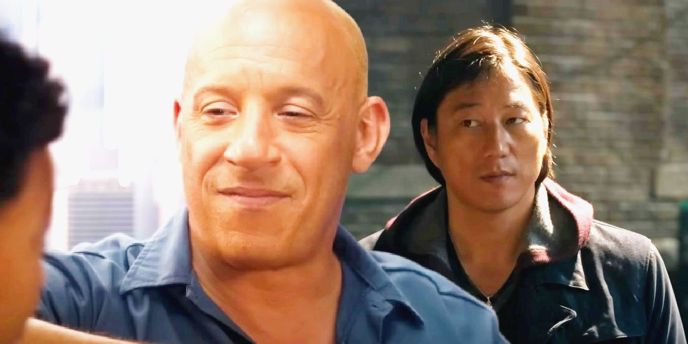 Vin Diesel and Sung Kang as Dom and Han in Fast X