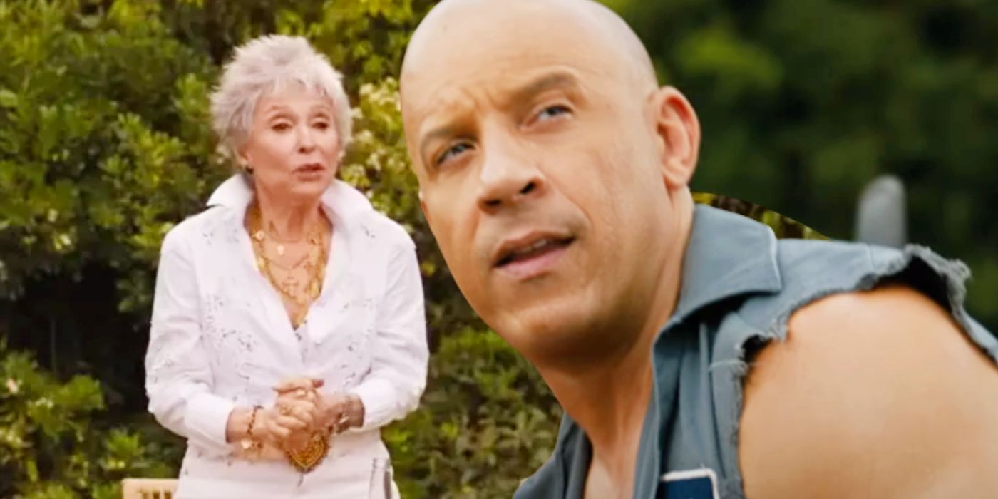 Custom image of Vin Diesel as Dom Toretto and Rita Moreno in Fast X.