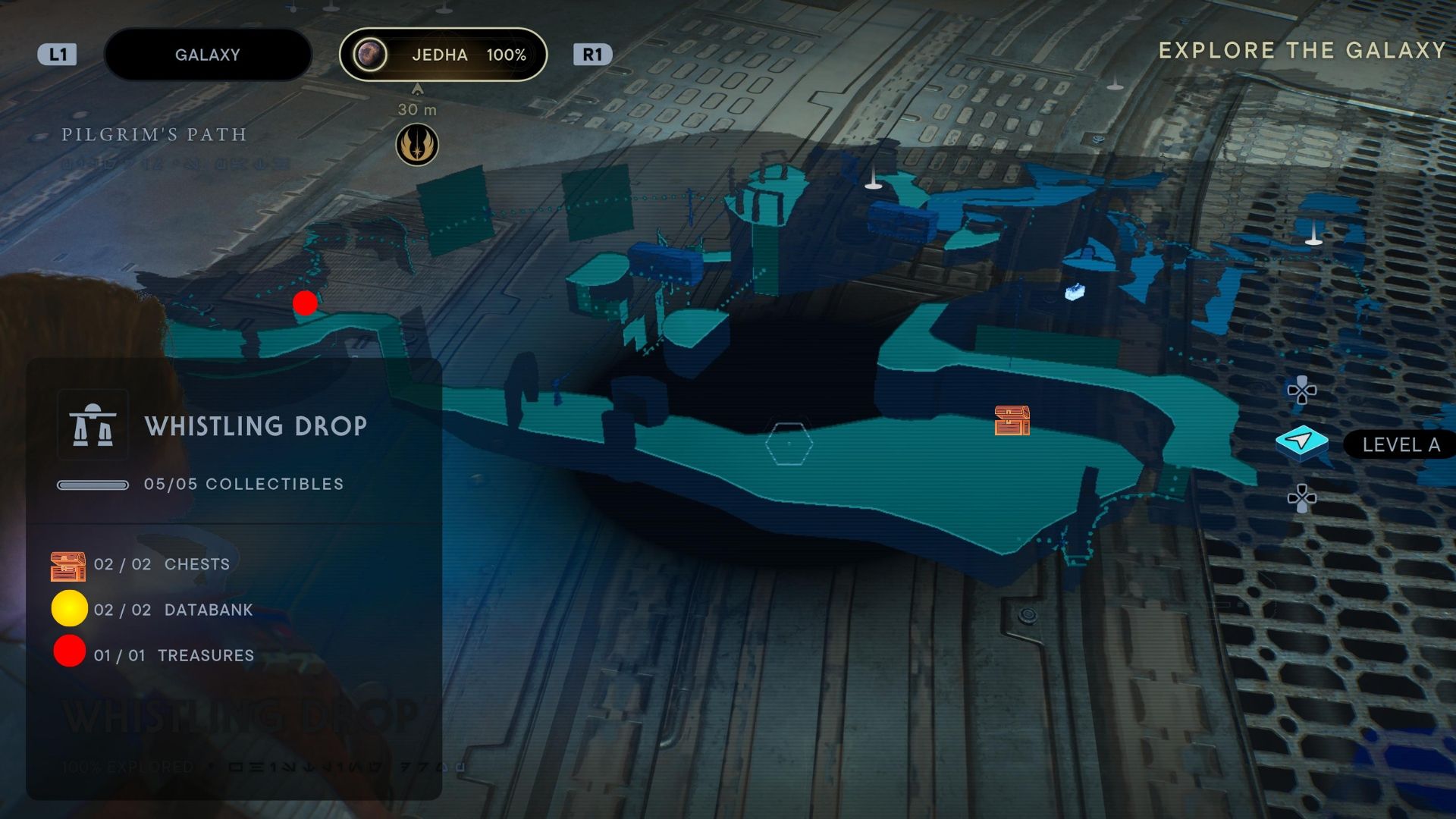 Whistling Drop Collectibles map in Jedi Survivor part 1 (2)