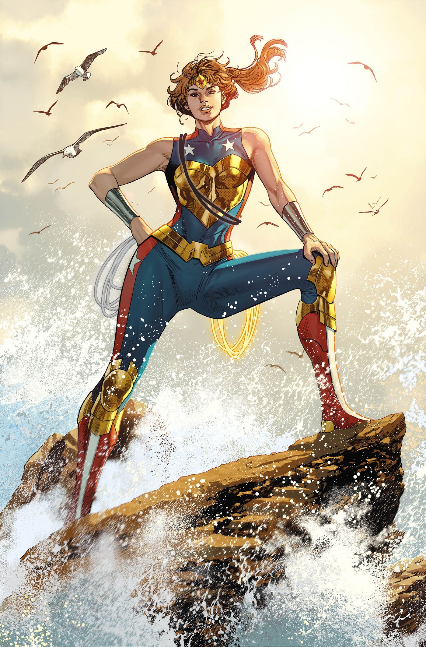 Wonder Woman future daughter Trinity in Wonder Woman 800 cover