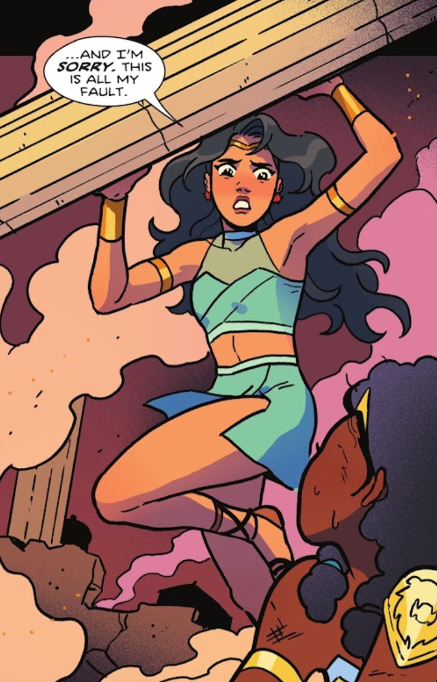 Mulher Maravilha jovem Diana