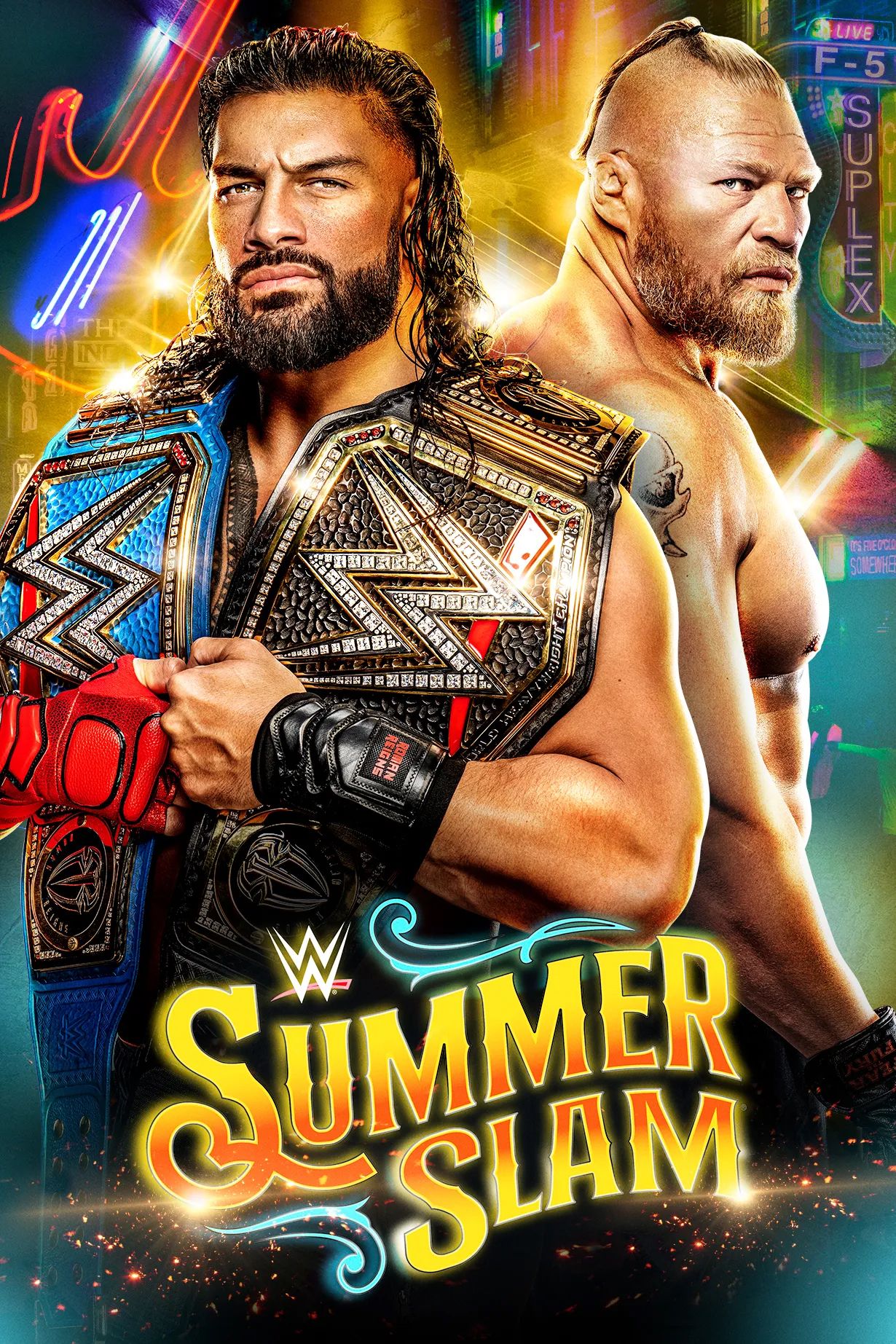 WWE Summer Slam Event Poster