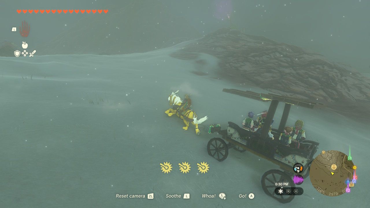 Zelda Tears Kingdom Travel Cart
