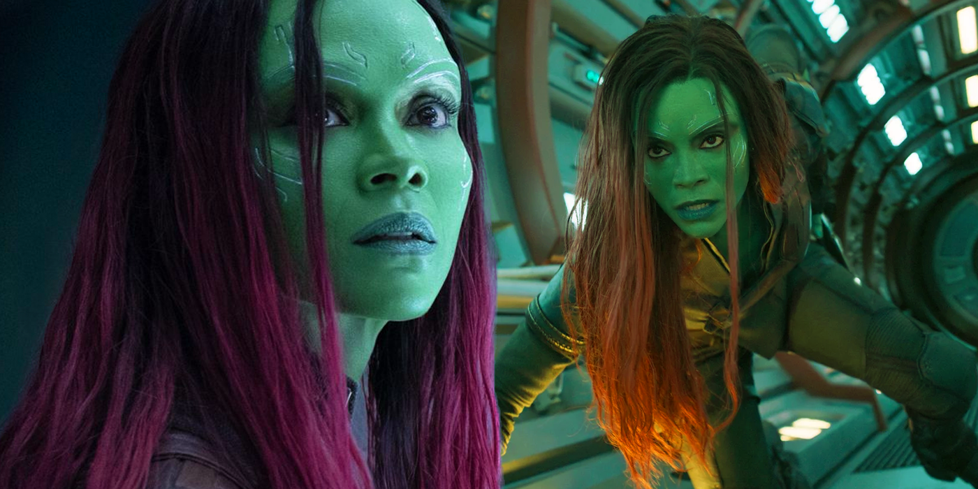 gamora guardians of the galaxy hair