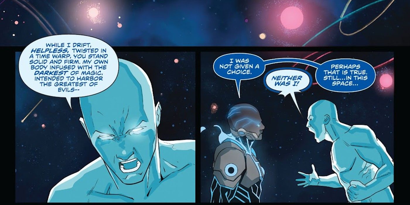 Zordon speaks to his Vessel in Mighty Morphin Power Rangers comic