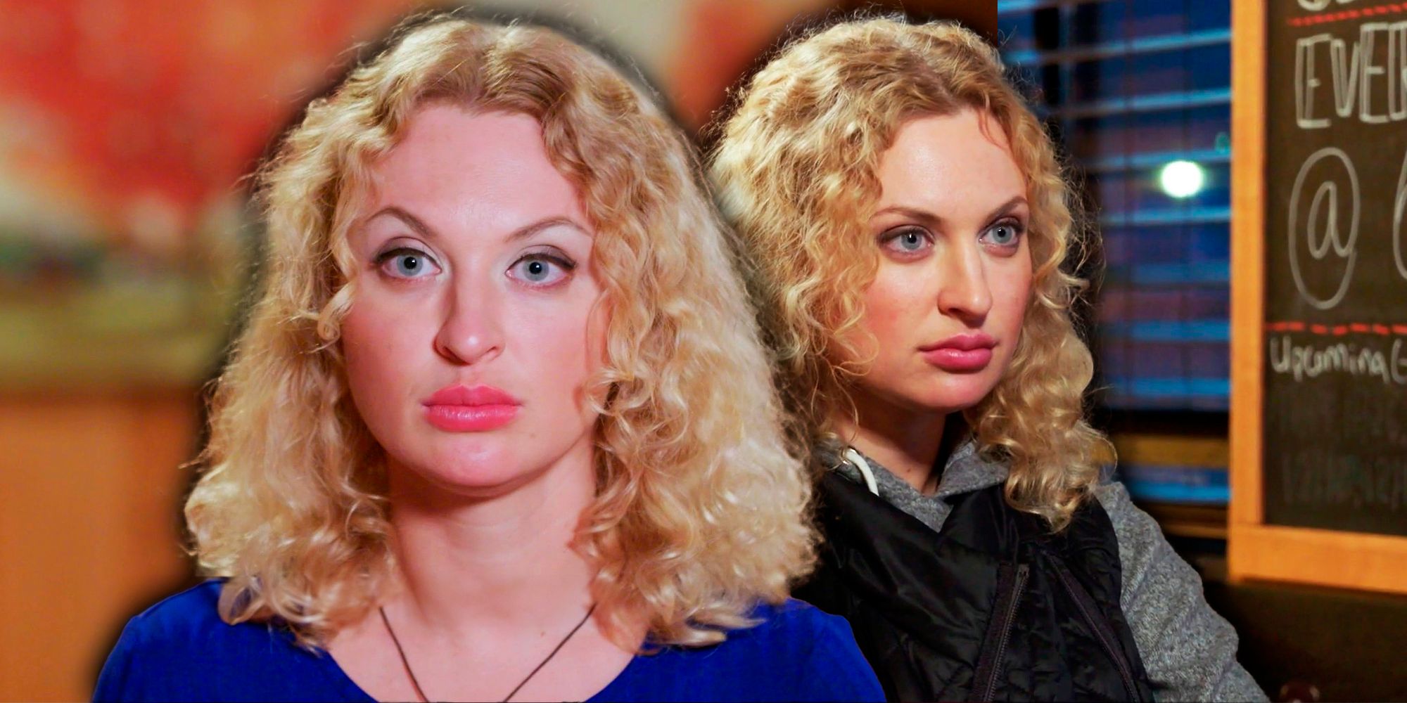 Side by side images of 90 Day Fiance's Natalie Mordovtseva