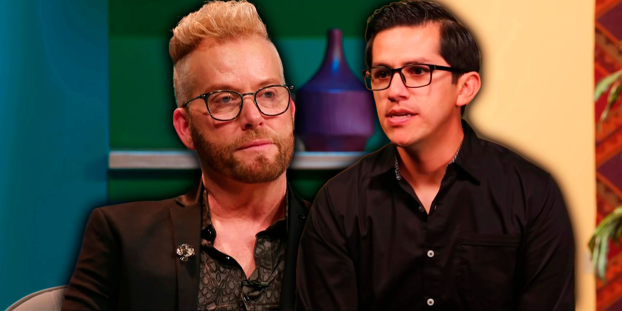 Kenny and Armando from 90 Day Fiancé: TOW Season 3 with serious expressions