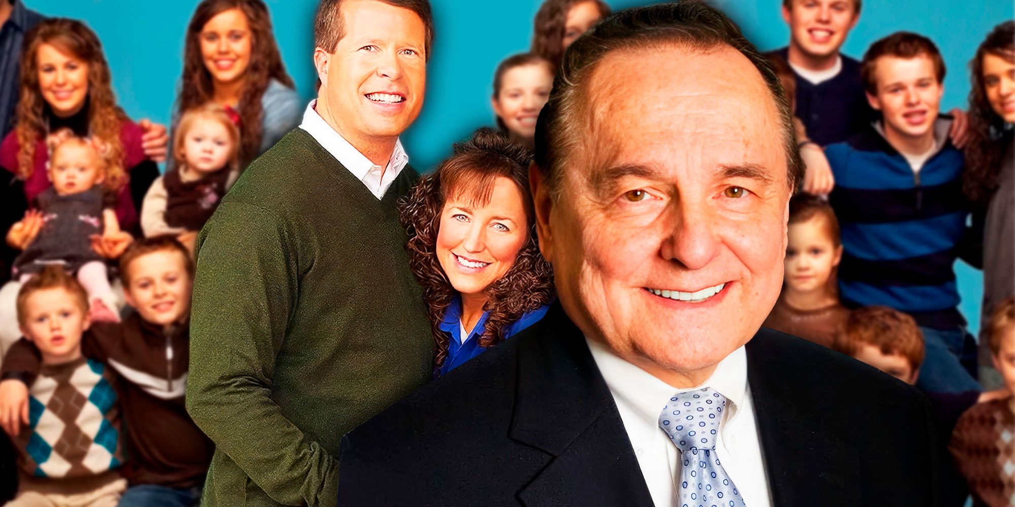Montage of Bill Gothard &amp; members of the Duggar family