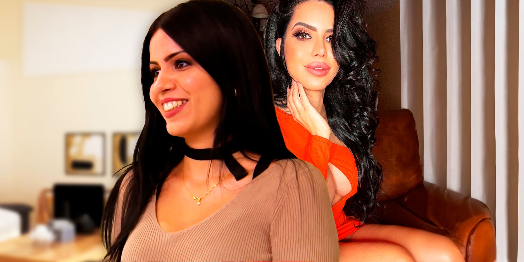 90 Day Fiancé Larissa Lima two different poses