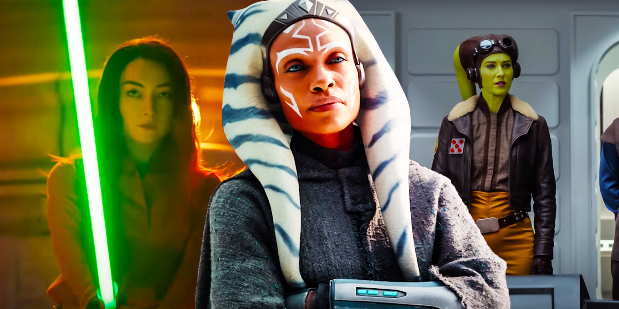 Ahsoka Rosario dawson and cast
