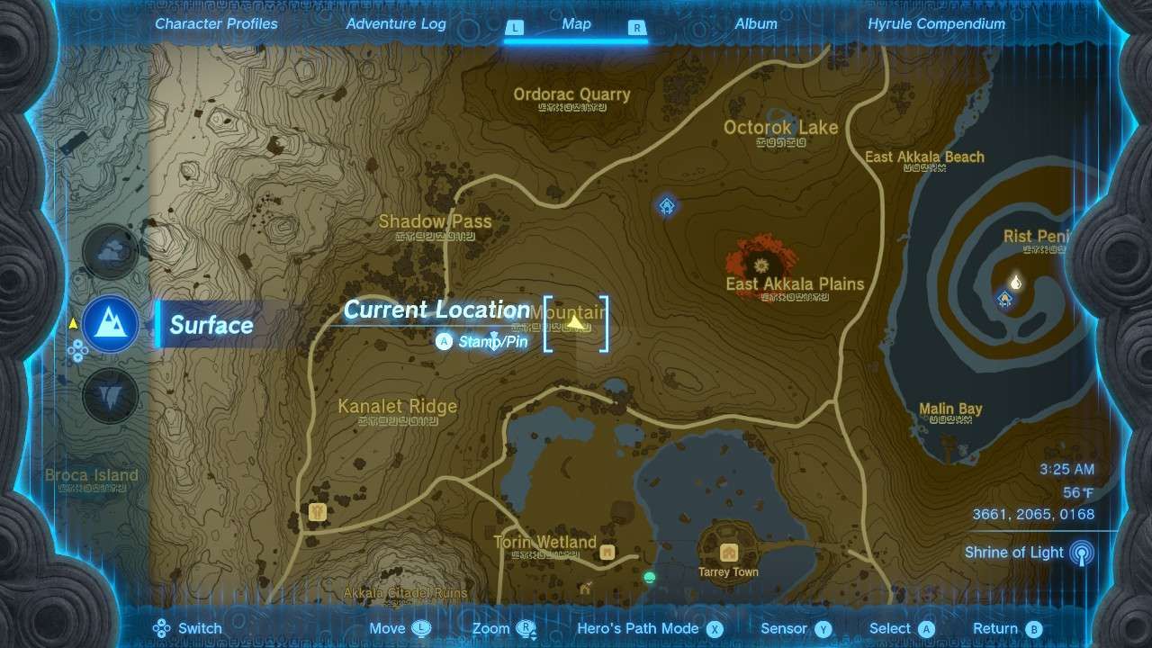Lokasi Wilayah Akkala Koltin di Zelda TOTK