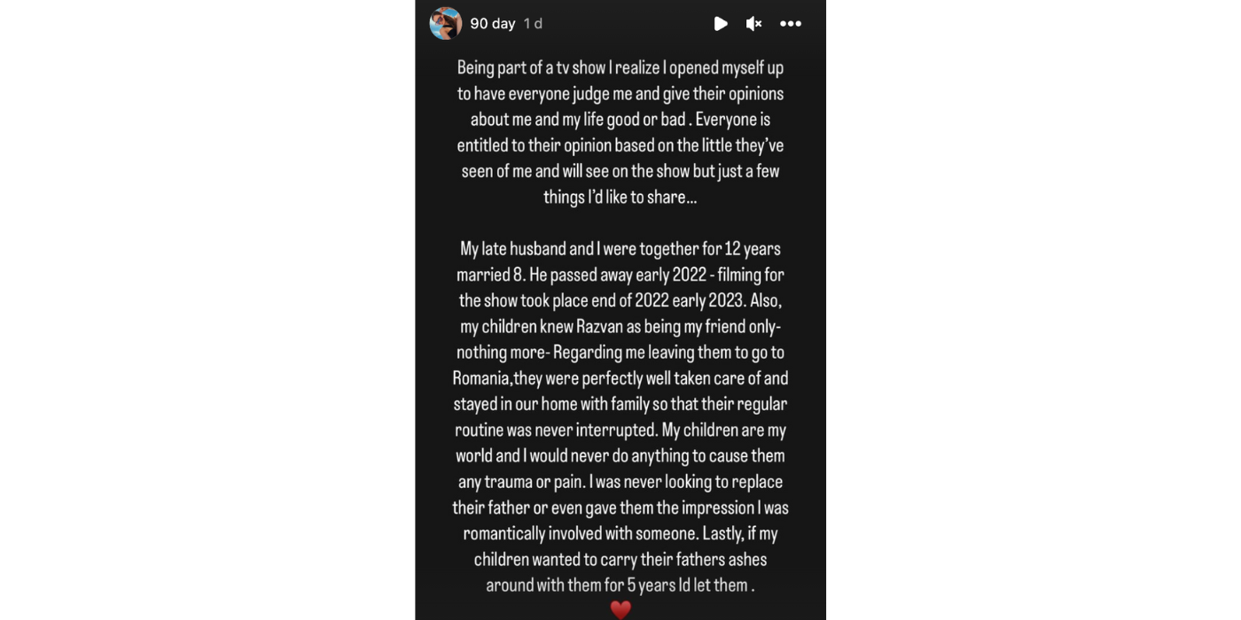 Amanda Wilhelm Instagram In 90 Day Fiance Husband Death