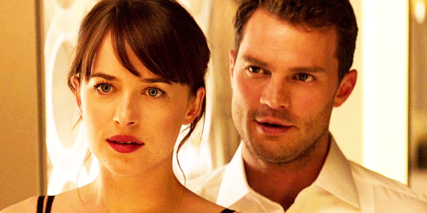 Ana and Christian in Fifty Shades Darker