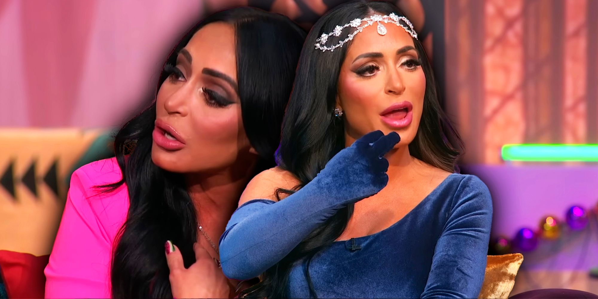 Montage of Jersey Shore's Angelina Pivarnick